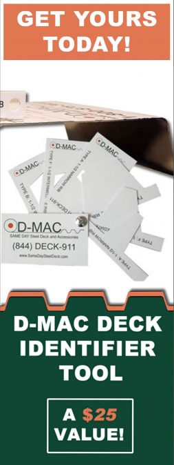 D-MAC Plastic Deck Identifier Tool